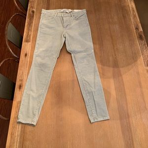 Loft light grey corduroy pants